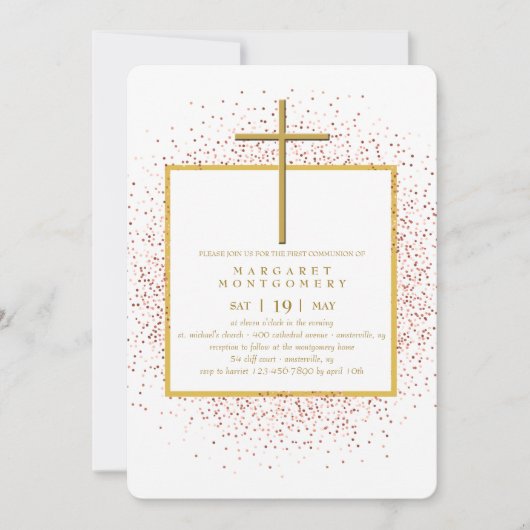 Stippen - Uitnodiging voor religieuze doeleinden (Voorkant)