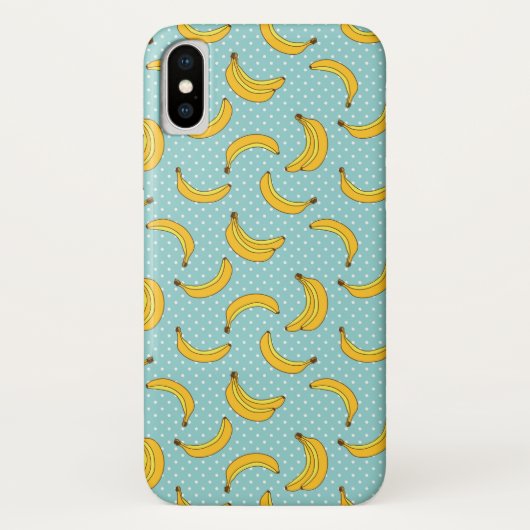 Stippen van bananen en pokken Case-Mate iPhone case (Achterkant)