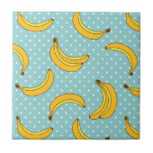 Stippen van bananen en pokken tegeltje (Voorkant)