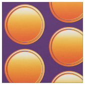 Stippen van de Button - gradiënt sinaasappel + uw  Stof (Close Up)