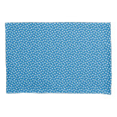 Stippen van de Franse blauwe Waterverf Pillow Hoes (Voorkant)