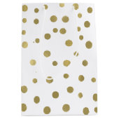 Stippen van goudConfetti Medium Cadeauzakje (Voorkant)