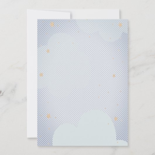 Stippen van Lion Clouds van het vliegtuig Virtueel Kaart (Achterkant)