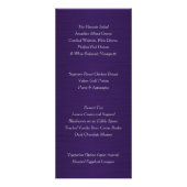 Stippen van Paarse en zilverConfetti Reclamekaart (Achterkant)