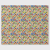 Stippen van twee partijen cadeaupapier (Vlak)