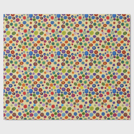 Stippen van twee partijen cadeaupapier (Vlak)