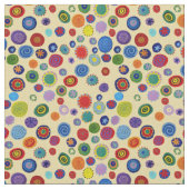 Stippen van twee partijen Multicolor Stof (Close Up)
