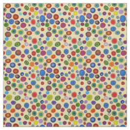 Stippen van twee partijen Multicolor Stof