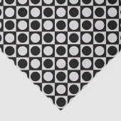 Stippen & vierkantjes / zwart wit + uw ideeën tissuepapier (Detail)