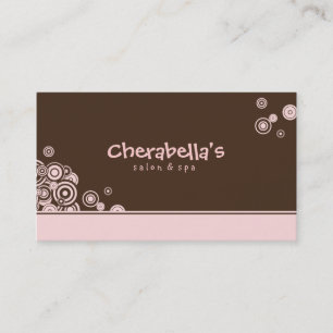 Stippen Visitekaartje Salon Spa Trendy Pink Cute