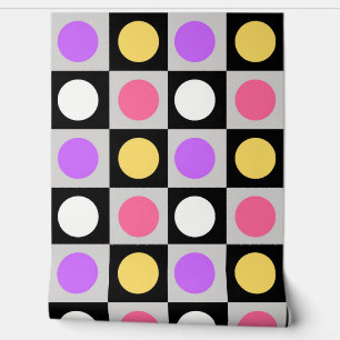 Stippen voor geometrische cirkels behang