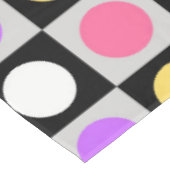 Stippen voor geometrische cirkels tafelkleed (Gekanteld)