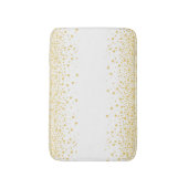 Stippen voor Gold- en White Bokeh-cirkels Badmat (Voorkant Verticaal)