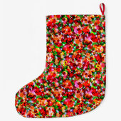 Stippen voor herdenking met twee kerst grote kerstsok (Achterkant)