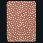 Stippen voor het afdrukken van dieren Rust Terraco iPad Air Cover<br><div class="desc">Dierlijke afdruk - Bruin / Rust / Terracotta Dalmatian Geïnspireerde Stippen.</div>