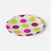 Stippen voor kleuren papieren bordje (Gekanteld)