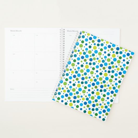 Stippen voor lentevingvloeren planner (Display)