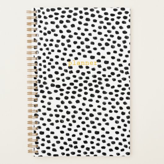 Stippen voor minimale plannerjournalistiek planner (Voorkant)