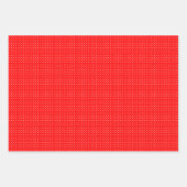 Stippen voor papiervellen, SANTA, RODE STRIPES Inpakpapier Vel (Voorkant 3)