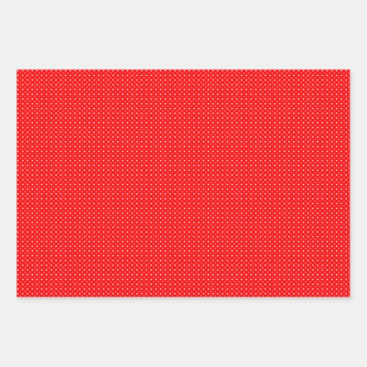 Stippen voor papiervellen, SANTA, RODE STRIPES Inpakpapier Vel (Voorkant 3)