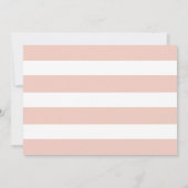 Stippen voor roze en koperConfetti nieuwjaarsfeest Kaart (Achterkant)