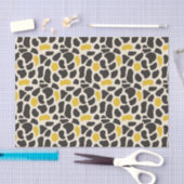 Stippen voor zwart en geel gebruik tissuepapier (Craft)