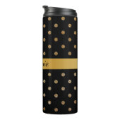 Stippen voor zwart en goudglitter - aangepaste the thermosbeker (Geroteerd rechts)