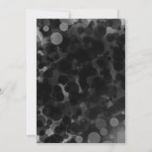 Stippen voor zwart-wit en moderne grafische partij kaart (Achterkant)