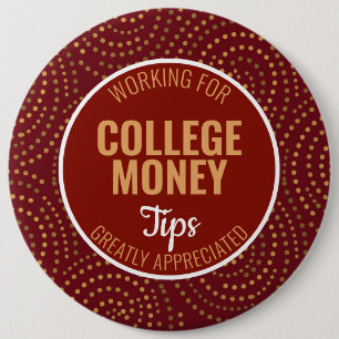 Stippen & wervelingen Tips gewaardeerd Studieg Ronde Button 6,0 Cm