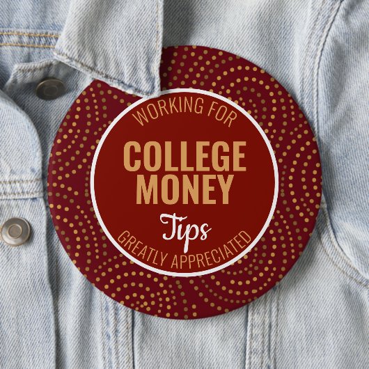 Stippen & wervelingen | Tips gewaardeerd | Studieg Ronde Button 6,0 Cm (In situ)