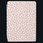 Stippen Wilde Dier Druk Blush Pink and White Spots iPad Air Cover<br><div class="desc">Dierlijke afdruk - wegwerpdrukvlekken - wazig roze en wit.</div>