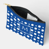 Stippen Wit Blauw Etui (Open)