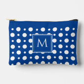 Stippen Wit Blauw  Etui (Voorkant)