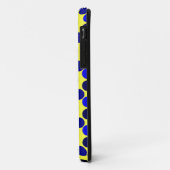 Stippen zwart en blauw zien Case-Mate iPhone case (Achterkant/links)