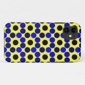 Stippen zwart en blauw zien Case-Mate iPhone case (Achterkant (horizontaal))