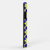 Stippen zwart en blauw zien Case-Mate iPhone case (Achterkant/rechts)