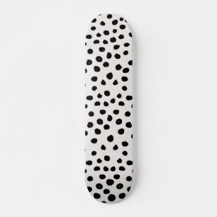 Stippen zwart en wit Dalmatiaans Persoonlijk Skateboard