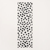 Stippen zwart en wit Dalmatiaans Yogamat (Voorkant)