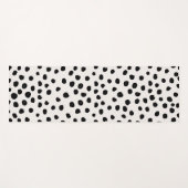 Stippen zwart en wit Dalmatiaans Yogamat (Voorkant (horizontaal))
