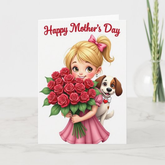 Stippenbloem Cadeaubon Kaart (Voorkant)