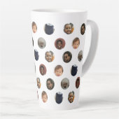 Stippenfoto-collage Latte Mok (Rechterhoek)