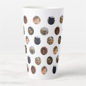 Stippenfoto-collage Latte Mok (Voorkant)