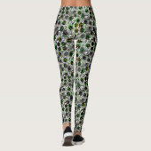 Stippengekrabbelprint Leggings (Achterkant)