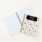 stippenhart Regenboogkleuren | Schattige schoolsp Notitieboek (Binnen)