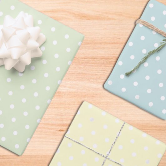 Stippenjongen Baby Shower Inpakpapier Vel