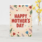 Stippenkaart met liefde kaart (Gele Bloem)