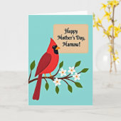 Stippenkaart Rode Vogel Kaart (Gele Bloem)