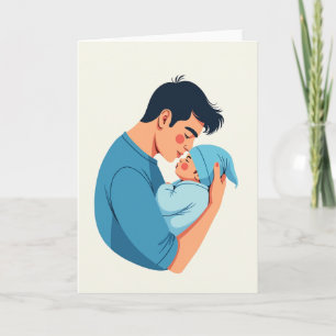 Stippenkaart voor pasgeboren baby kaart