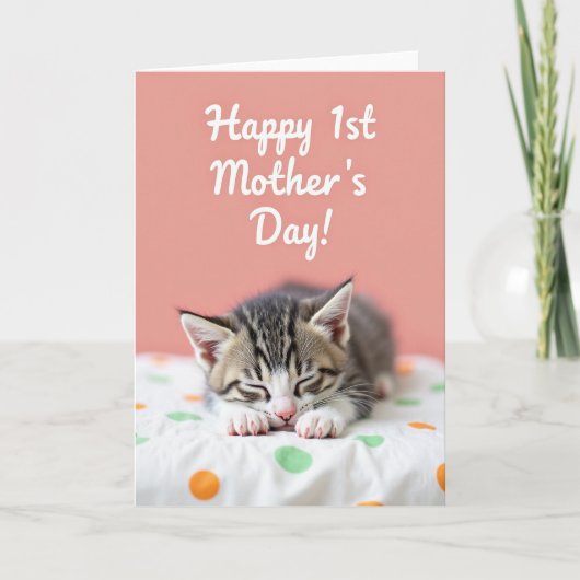 Stippenkitten Slaapdtijd kaart (Voorkant)