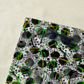 Stippenkrassenprint Strandlaken (In situ)